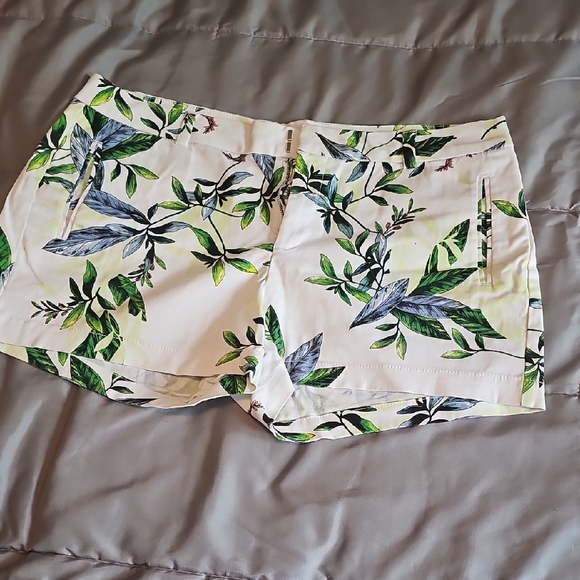 a.n.a Blue and Pink Twill Shorts - Picture 6 of 6